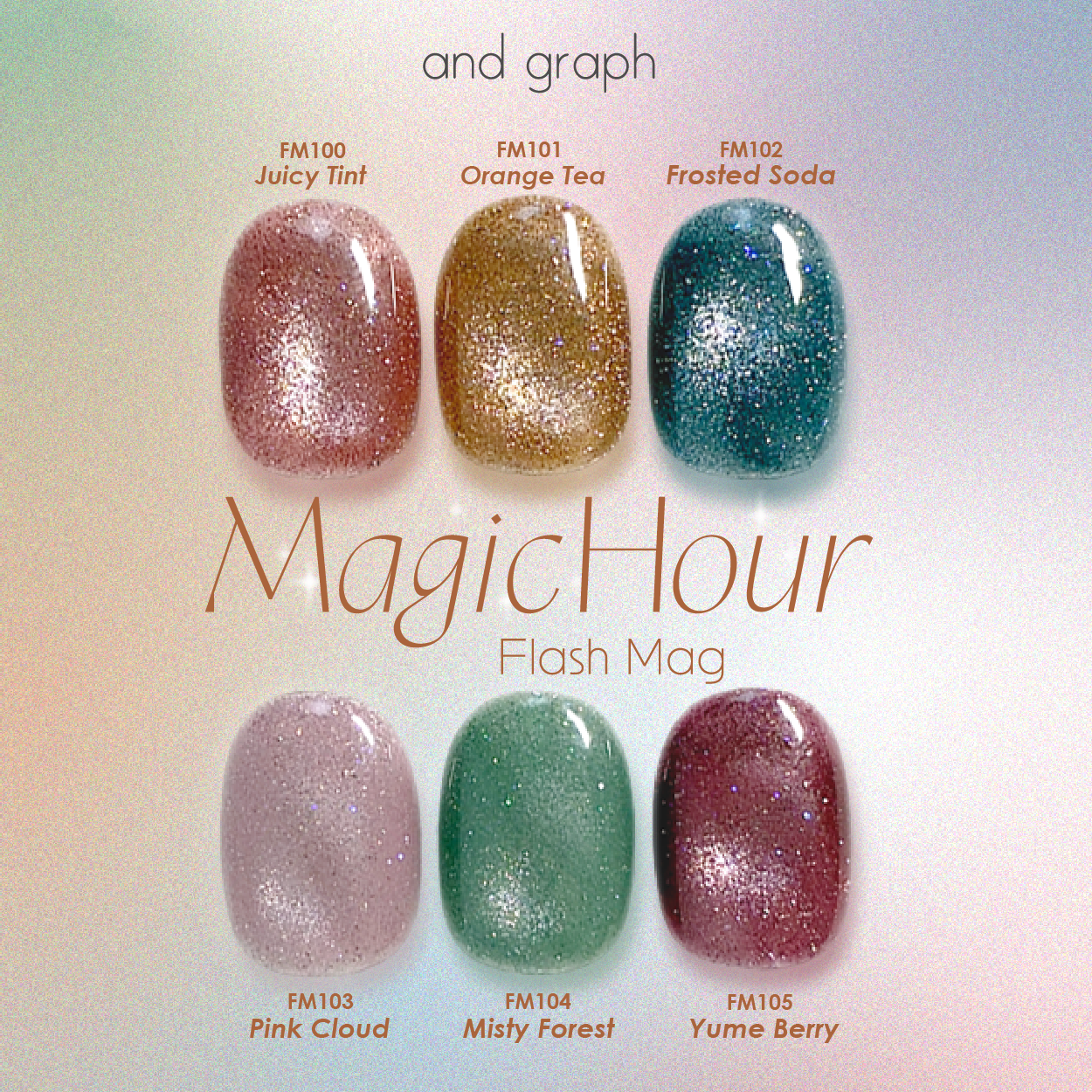 GELGRAPH　and graph　フラッシュマグネットシリーズ  “Magic Hour”